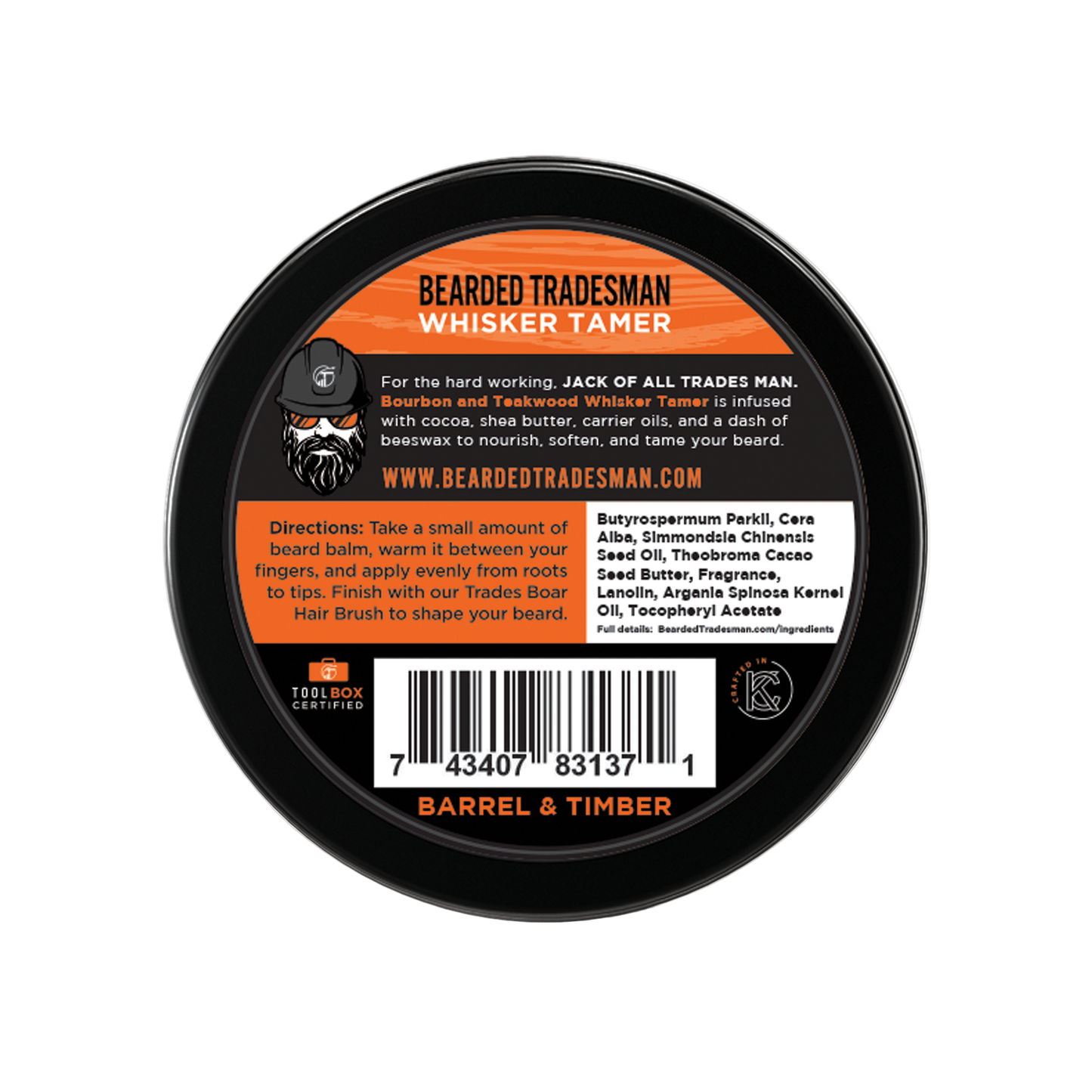 Barrel & Timber – Bourbon & Teakwood - Whisker Tamer