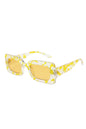 Tortoise Rectangle Frame Sunglasses - Liss & Lex