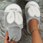Rabbit Ears Round Toe Slippers - Liss & Lex
