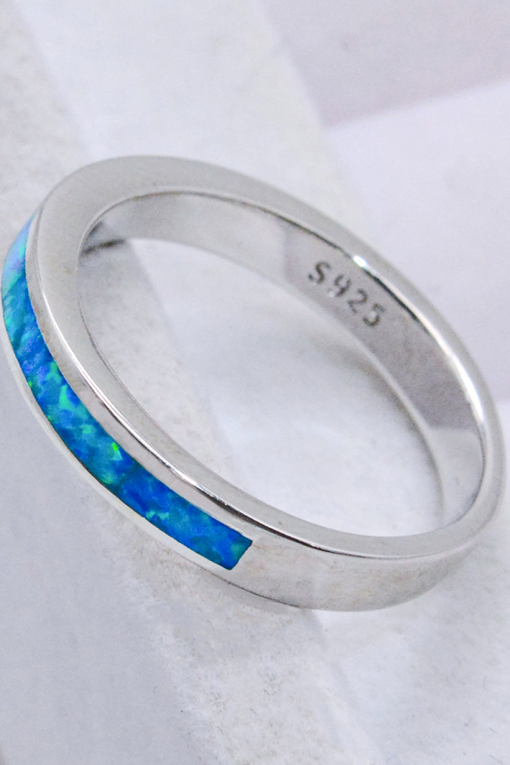 Sky Blue Opal Ring