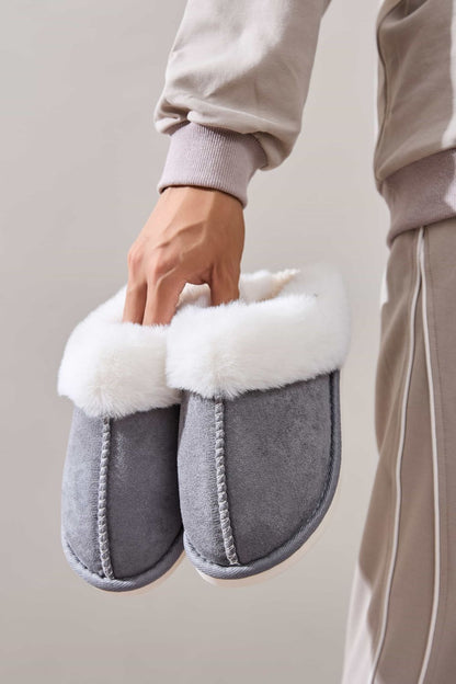 Faux Fur Slippers