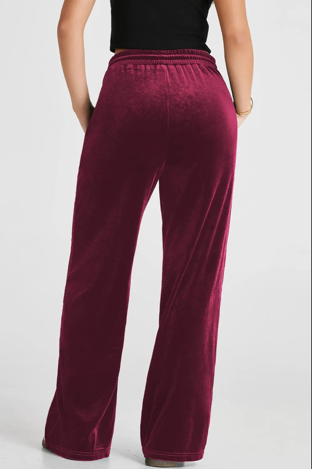 Plush Wide-Leg Pants - Liss & Lex