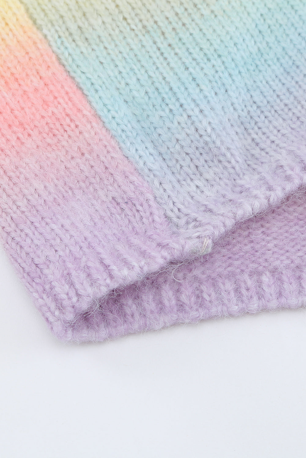 Gradient Open Front Soft Cardigan