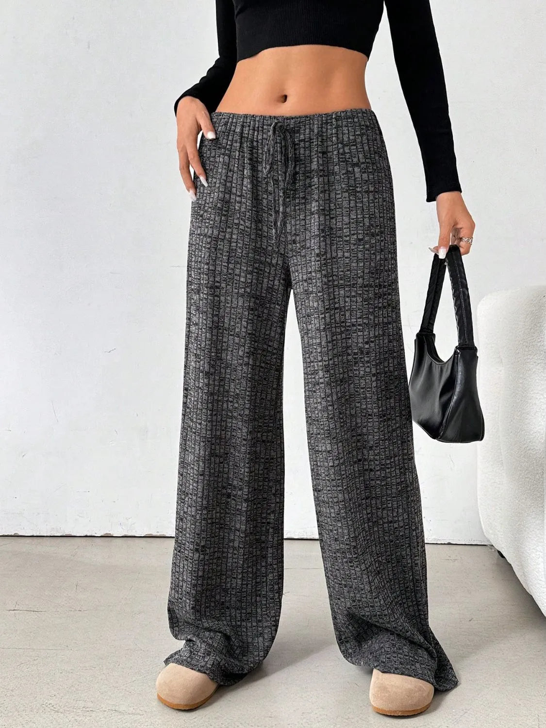 Striped Wide Leg Pants - Liss & Lex