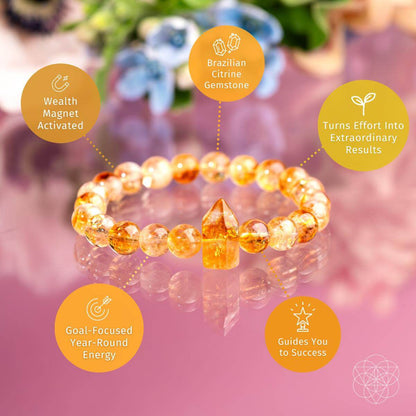 365 Days of Brilliance - Citrine Bracelet - Liss & Lex