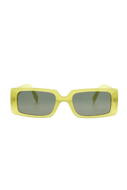 Yellow Rectangle Frame Sunglasses - Liss & Lex