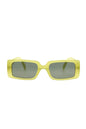 Yellow Rectangle Frame Sunglasses - Liss & Lex