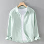 Cotton-Linen Long Sleeve Shirt - Liss & Lex