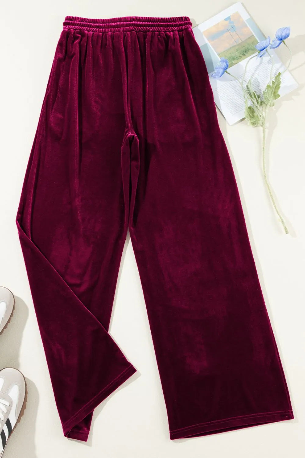 Plush Wide-Leg Pants - Liss & Lex