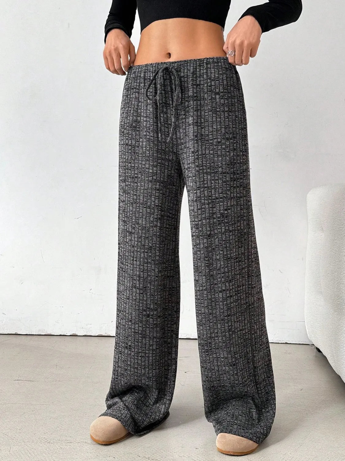 Striped Wide Leg Pants - Liss & Lex