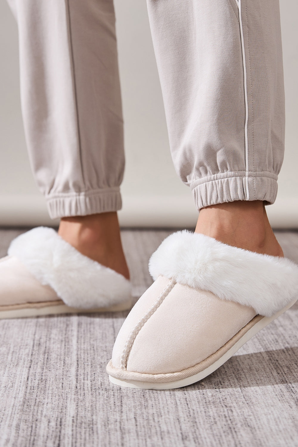 Faux Fur Slippers