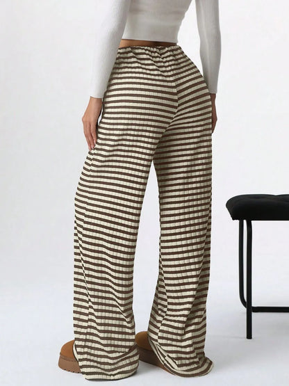Striped Wide Leg Pants - Liss & Lex
