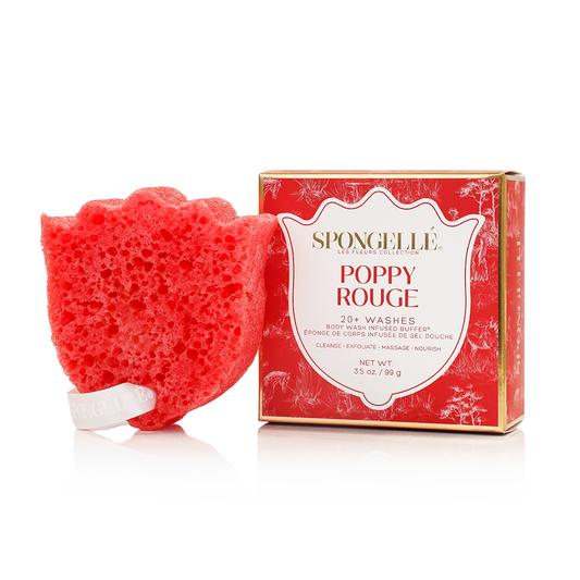 Poppy Rouge | Les Fleurs Body Buffer Spongellé