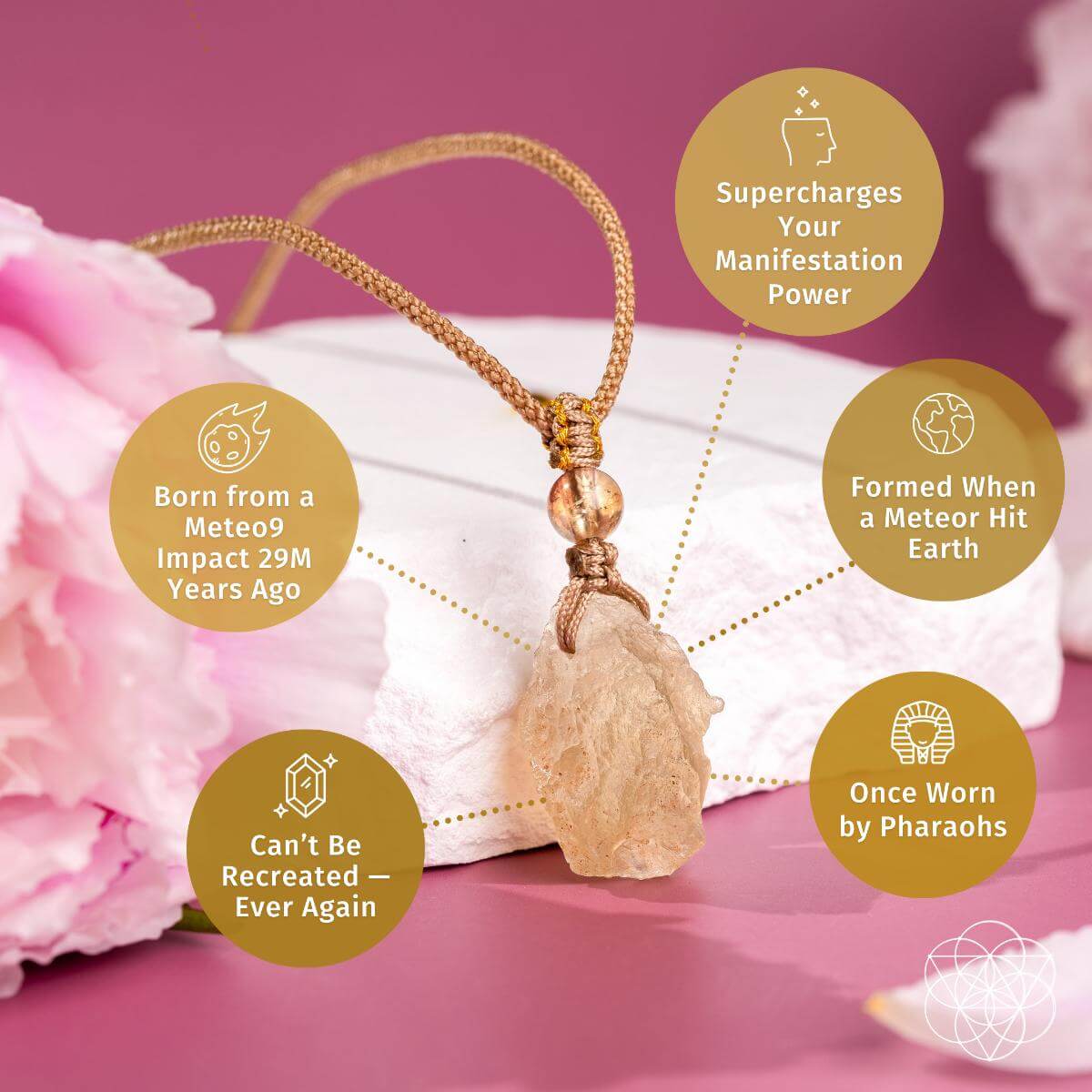 The Destiny Relic – Libyan Desert Glass Pendant - Liss & Lex