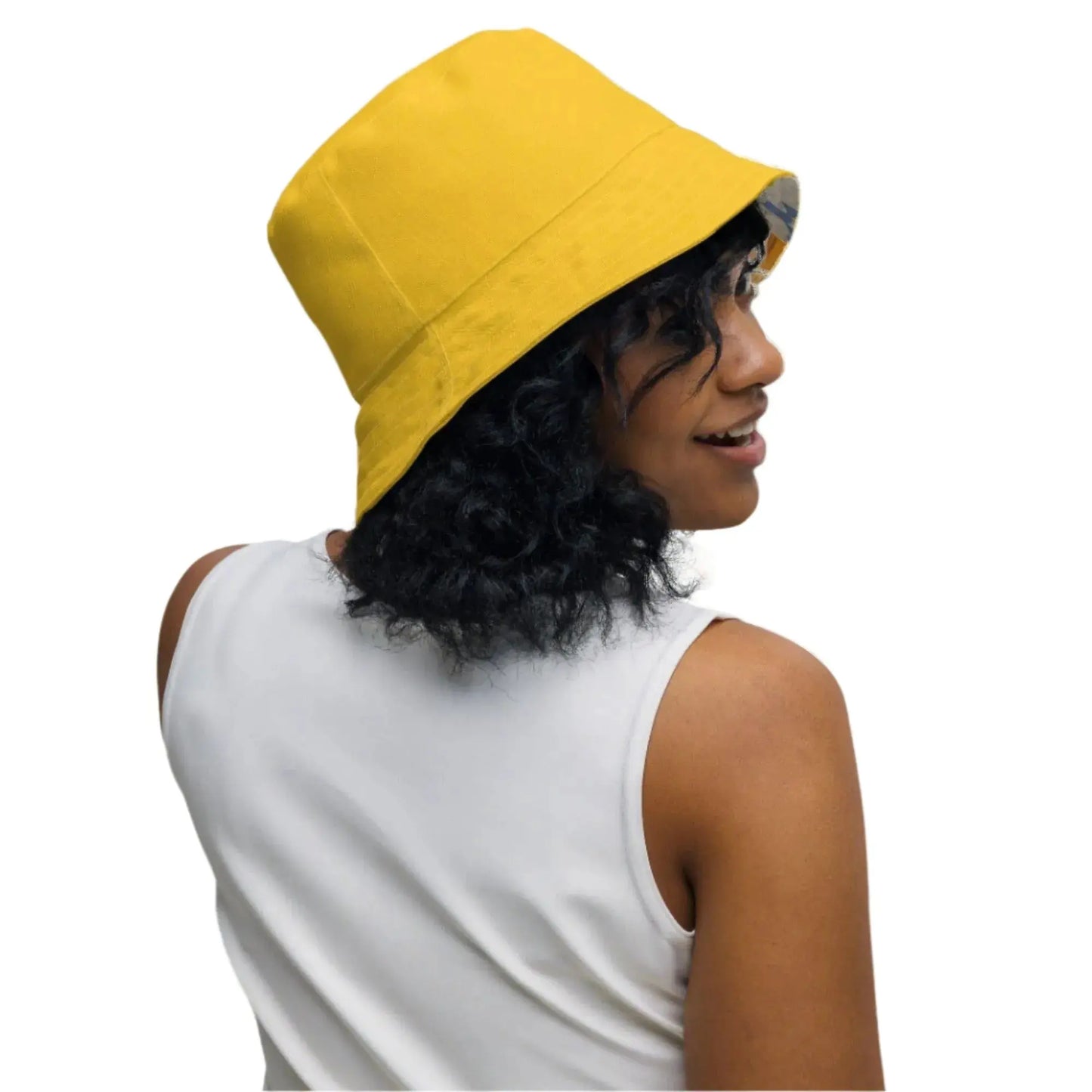 Bee Daisy Reversible Bucket Hat - Liss & Lex
