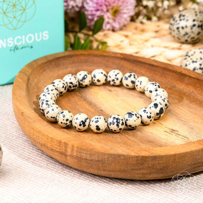 Emotional Detox - Dalmatian Jasper Bracelet - Liss & Lex