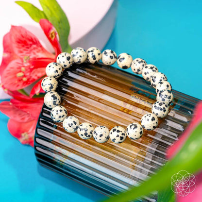 Emotional Detox - Dalmatian Jasper Bracelet - Liss & Lex