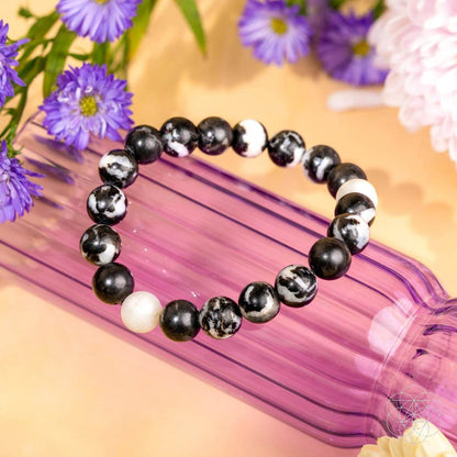 Permission to Pause - The Zebra Jasper Bracelet - Liss & Lex