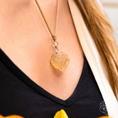 The Destiny Relic – Libyan Desert Glass Pendant - Liss & Lex