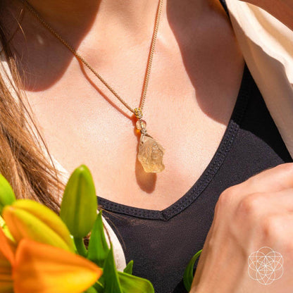 The Destiny Relic – Libyan Desert Glass Pendant - Liss & Lex