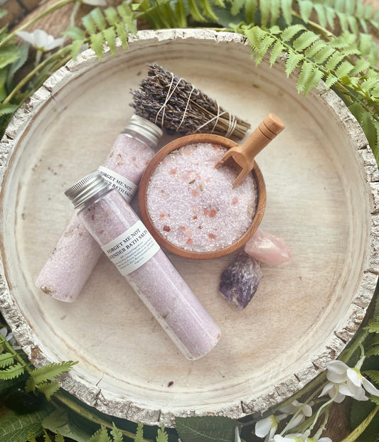 Forget Me Not Lavender Bath Salt Tubes