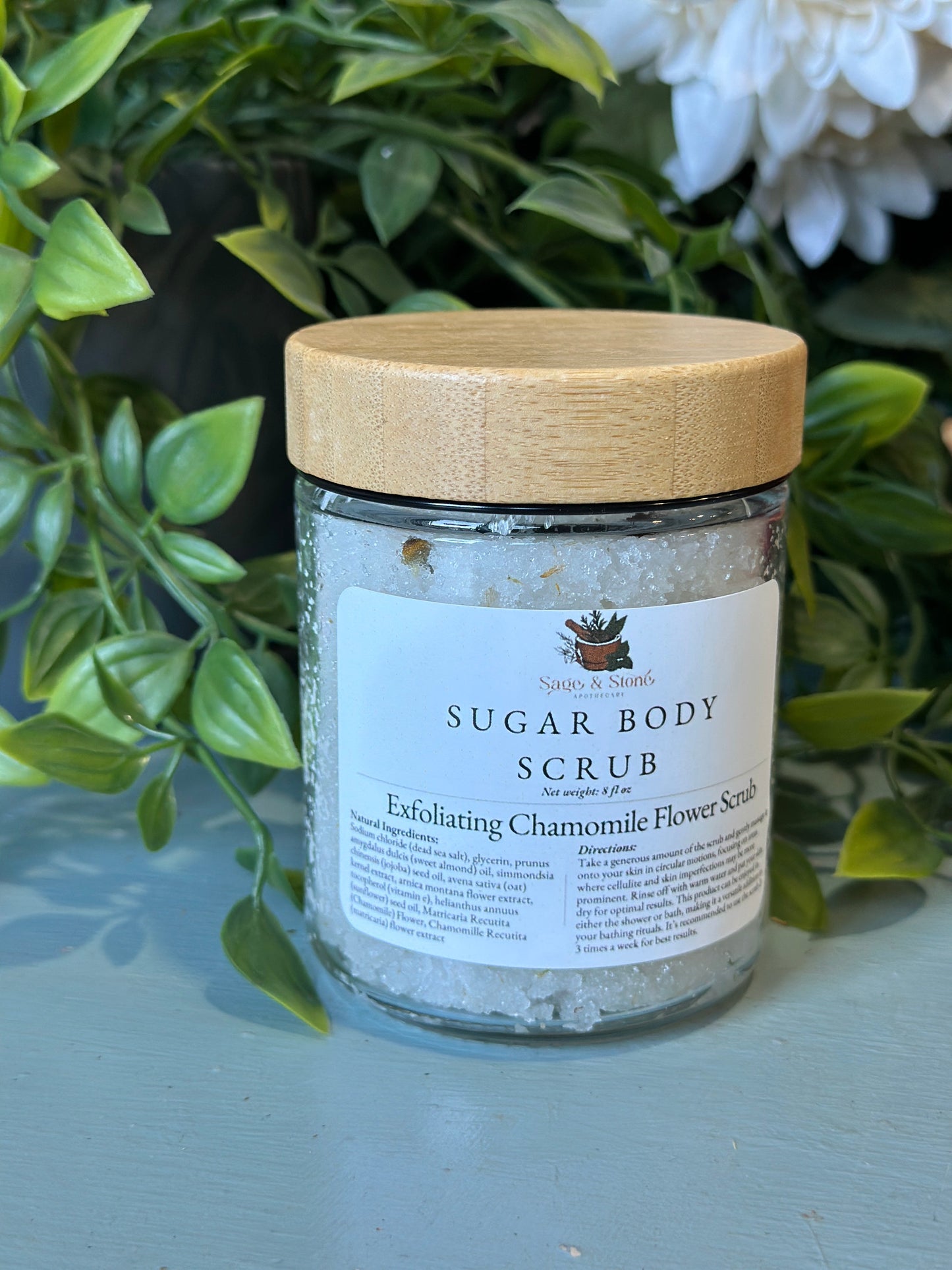 Exfoliating Chamomile Flower Scrub