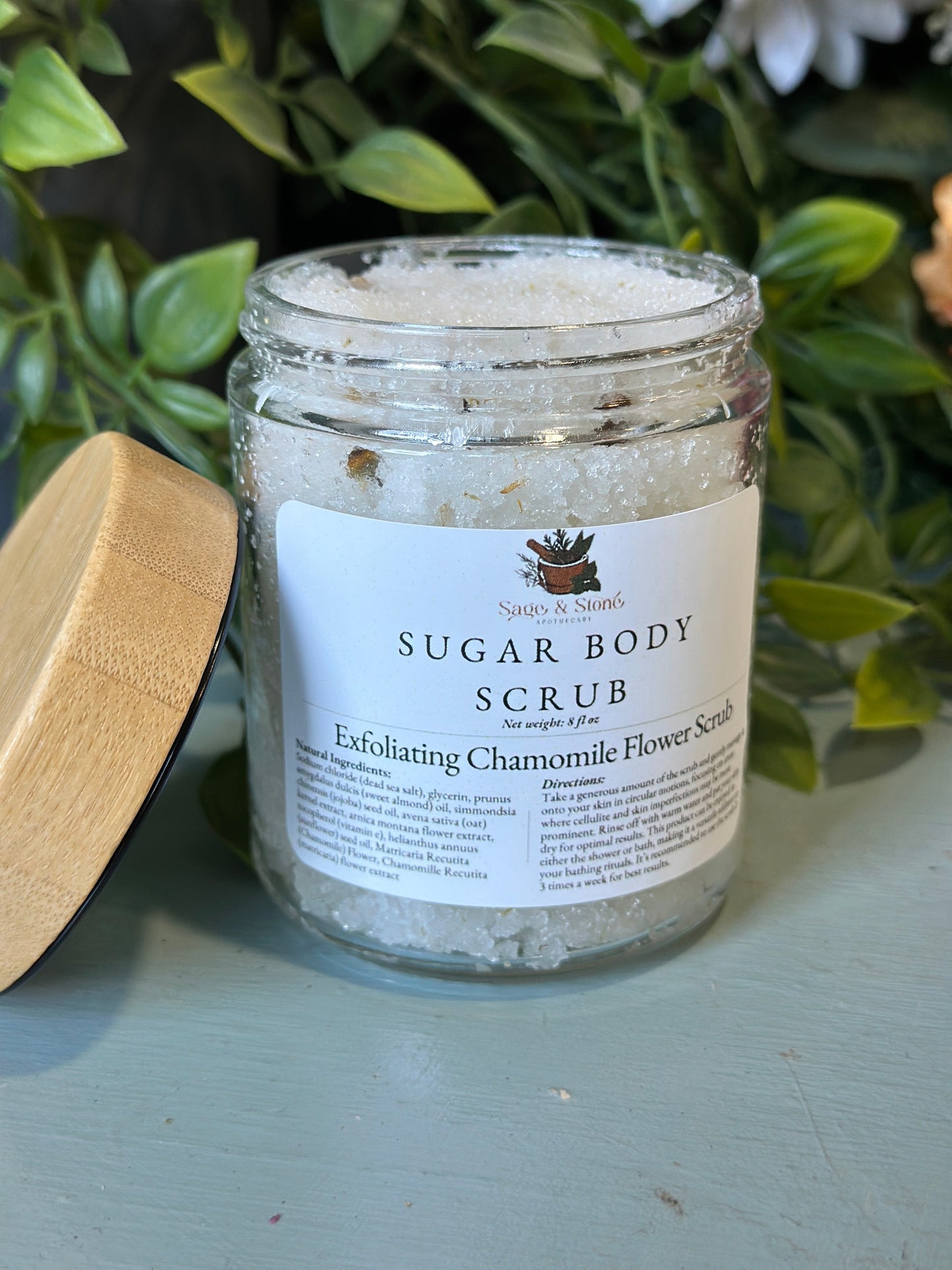 Exfoliating Chamomile Flower Scrub