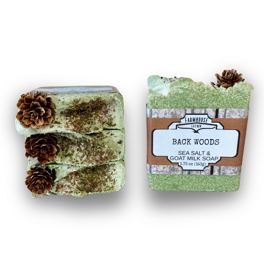 Back Woods Sea Salt Bar Farmhouse Lather