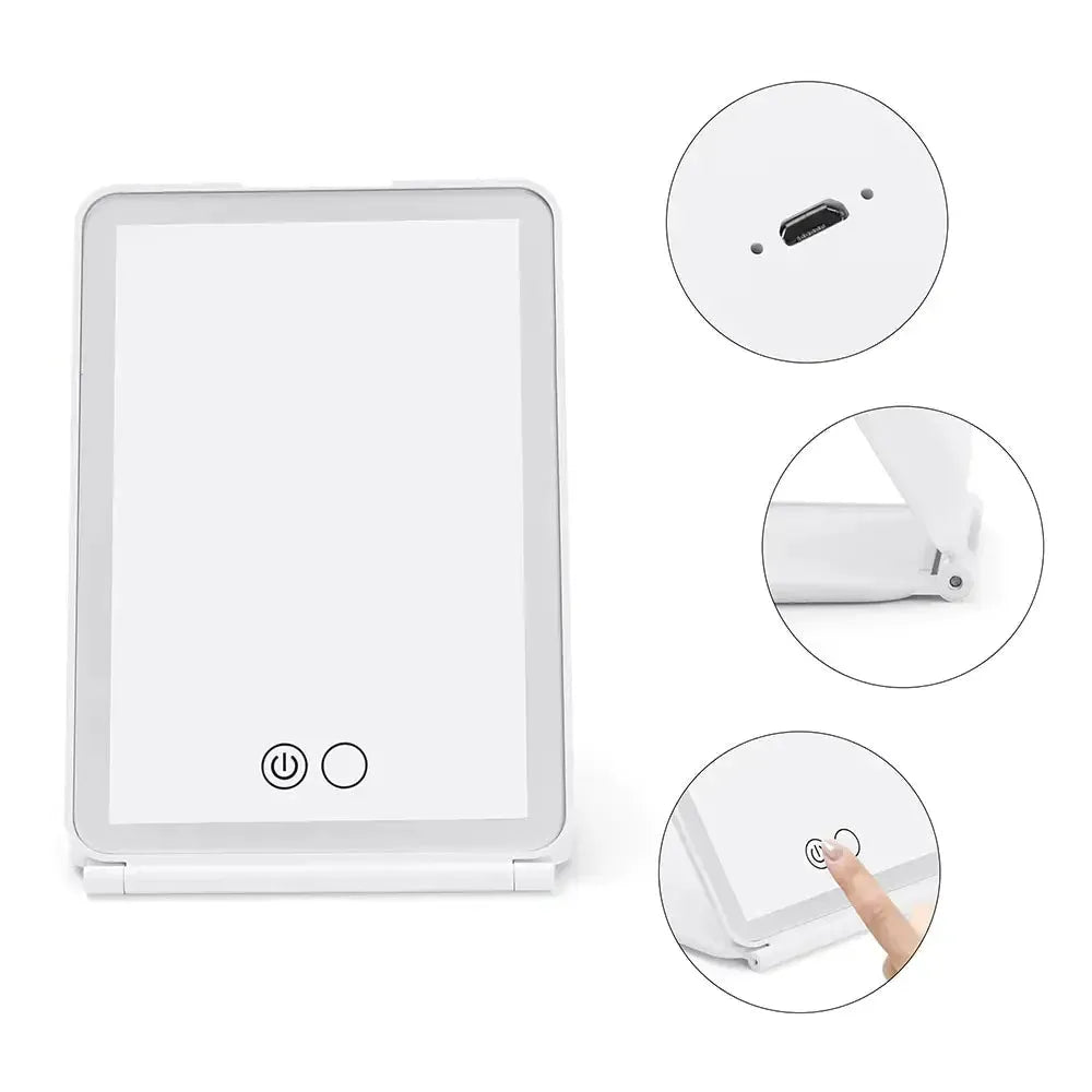 Portable Folding Lighted Mirror - Liss & Lex