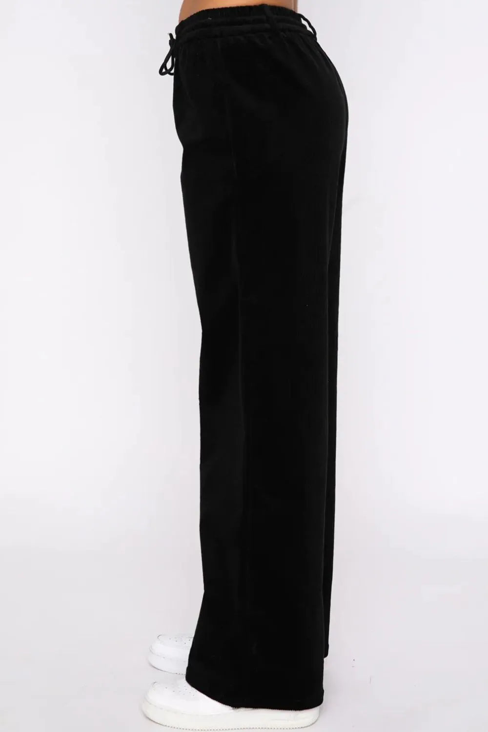 Plush Wide-Leg Pants - Liss & Lex