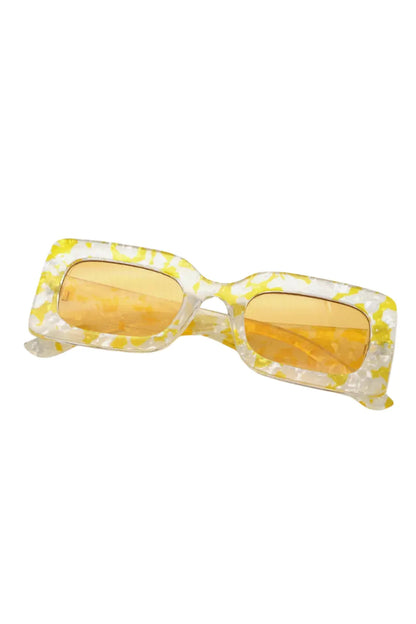 Tortoise Rectangle Frame Sunglasses - Liss & Lex