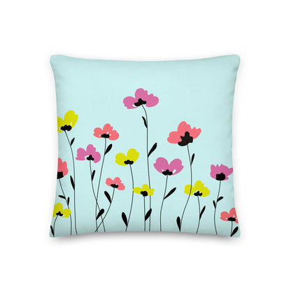 Spring Feelin' Premium Throw Pillows - Liss & Lex
