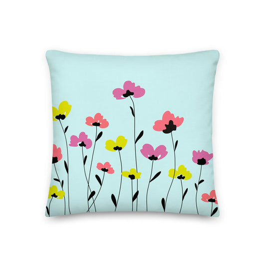 Spring Feelin' Premium Throw Pillows - Liss & Lex