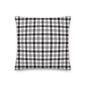 Black Plaid Premium Throw Pillows - Liss & Lex