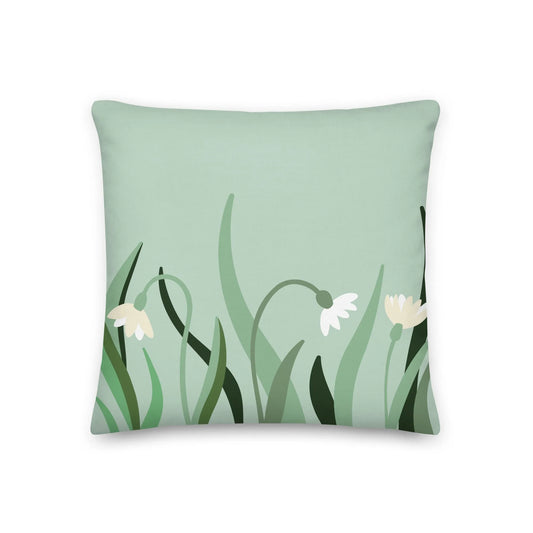 Green Spring Premium Throw Pillow - Liss & Lex