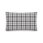 Black Plaid Premium Throw Pillows - Liss & Lex
