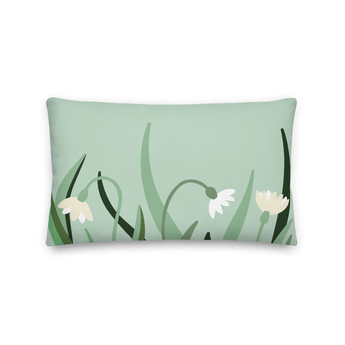 Green Spring Premium Throw Pillow - Liss & Lex