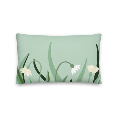 Green Spring Premium Throw Pillow - Liss & Lex