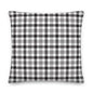 Black Plaid Premium Throw Pillows - Liss & Lex