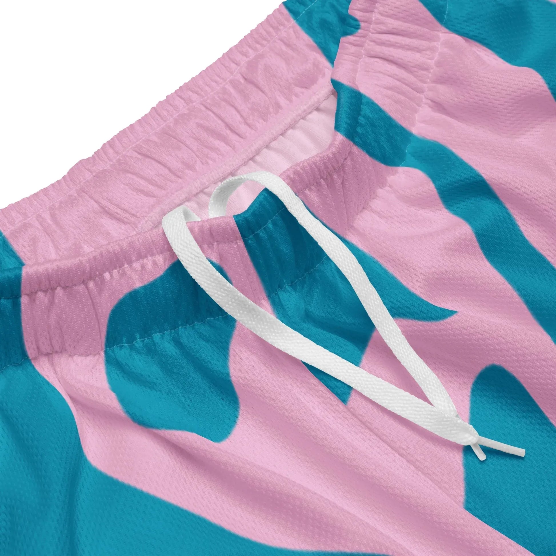 Blue Leopard Mesh Shorts - Liss & Lex