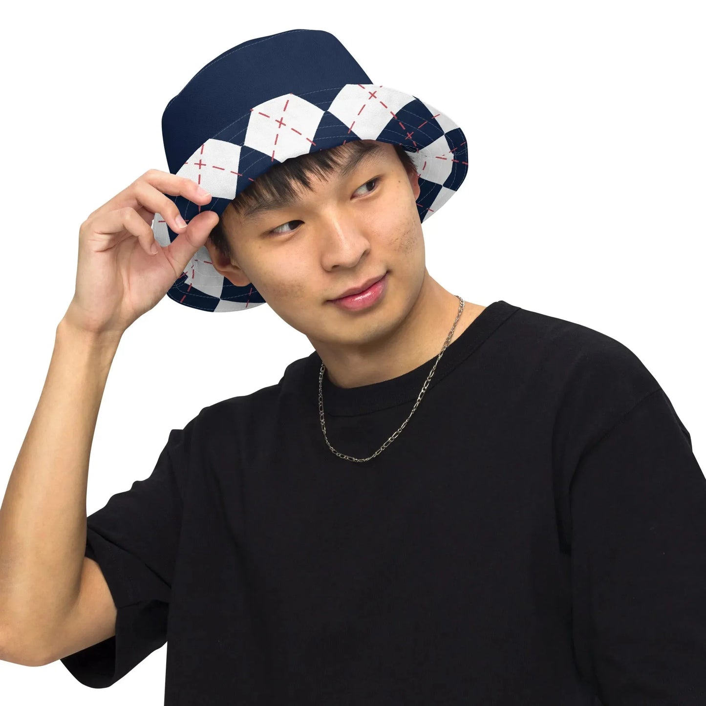 Argyle Reversible Bucket Hat - Liss & Lex