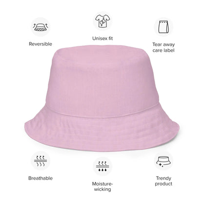 Twilight Plaid Reversible Bucket Hat - Liss & Lex