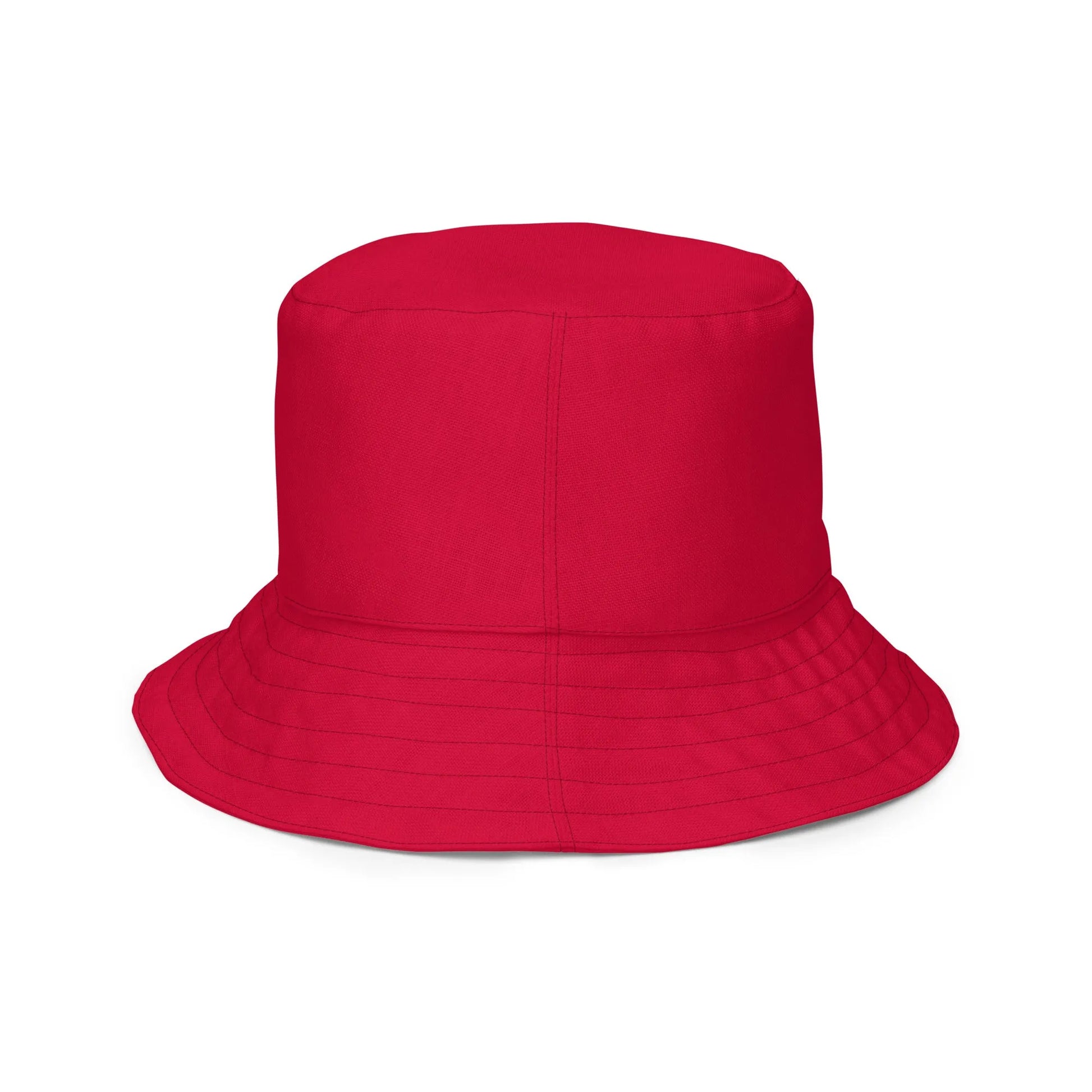 Red Plaid Reversible Bucket Hat - Liss & Lex