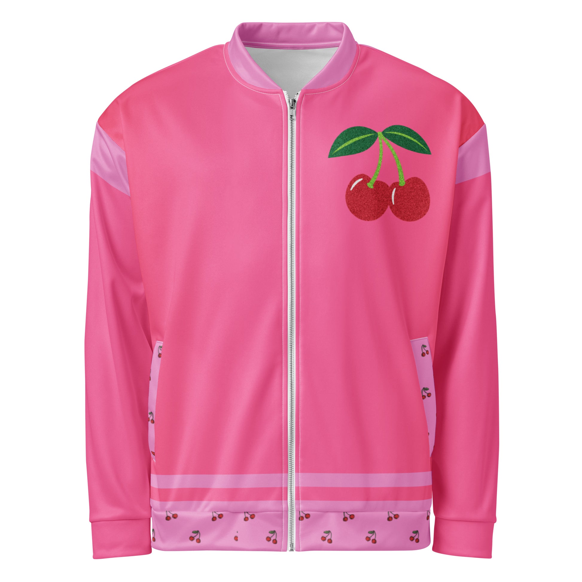Sweet Cherry Bomb Bomber Jacket - Liss & Lex