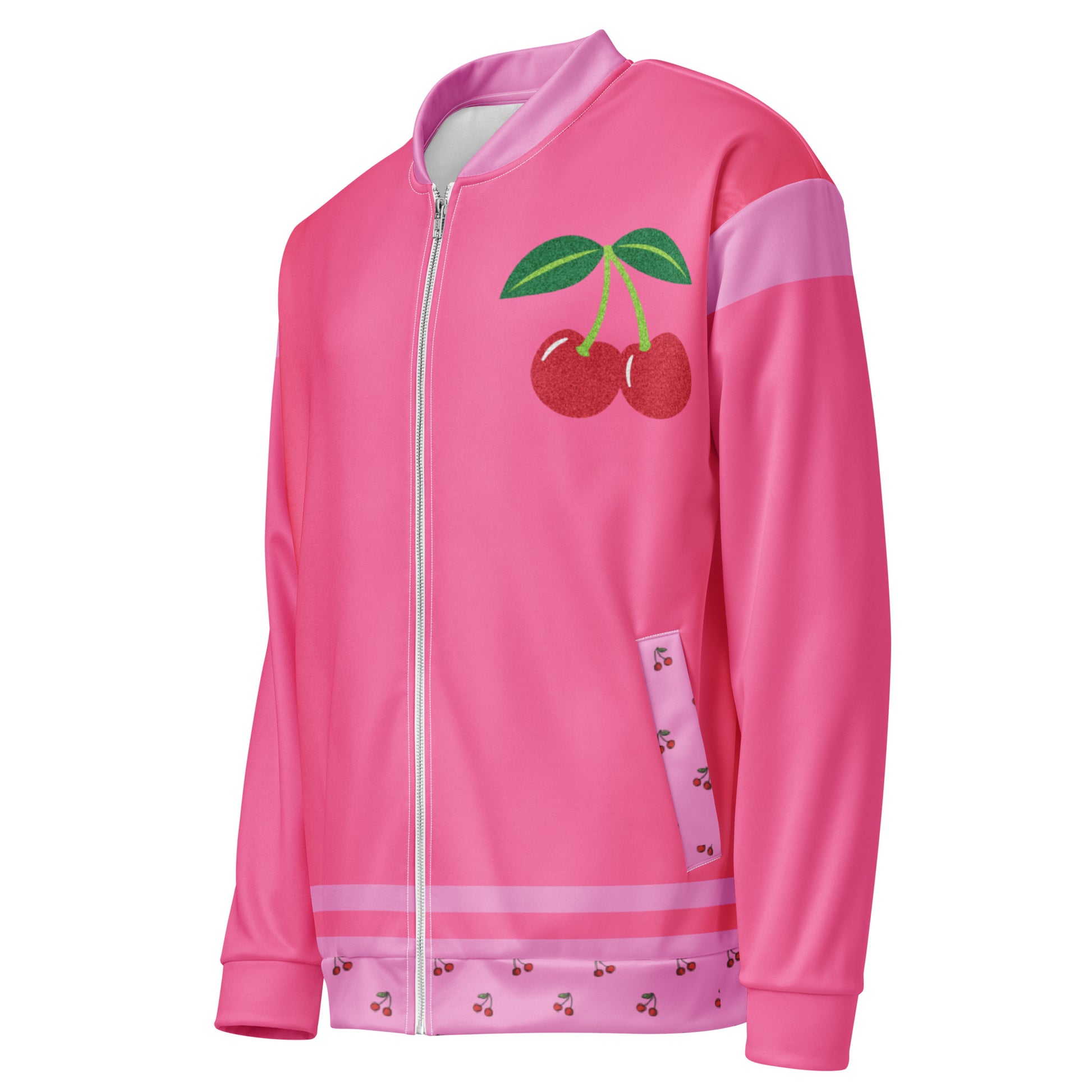 Sweet Cherry Bomb Bomber Jacket - Liss & Lex