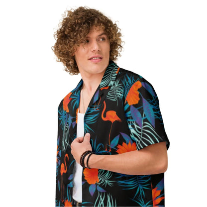 Flamingo Button Up Shirt - Liss & Lex