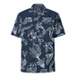 Navy Fish Button Shirt - Liss & Lex