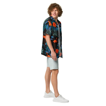 Flamingo Button Up Shirt - Liss & Lex