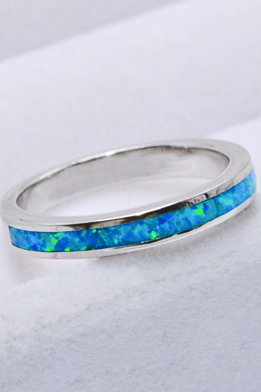 Sky Blue Opal Ring