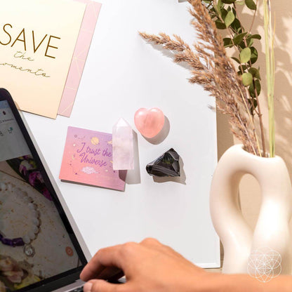 Crystal Guardian Magnets - Trio of Peace & Protection - Liss & Lex